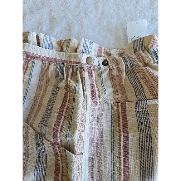Free People Topanga Yarn-Dye Shorts Size XS NWT Striped - Picture 7 of 13